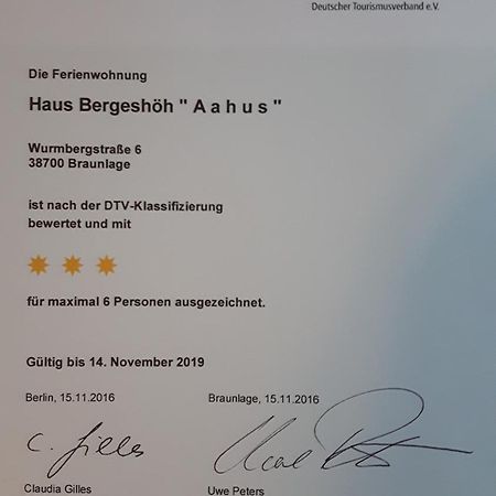 Haus Bergeshoeh ブラウンラーゲ エクステリア 写真